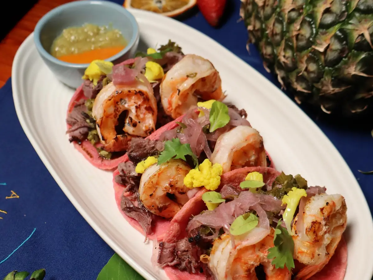 Surf n Turf tacos (shrimp)